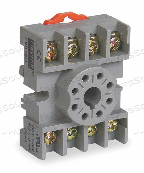 OEM#: 5X852RELAY SOCKET STANDARD OCTAL 8 PIN 15A by DAYTON ELECTRIC MANUFACTURING CO