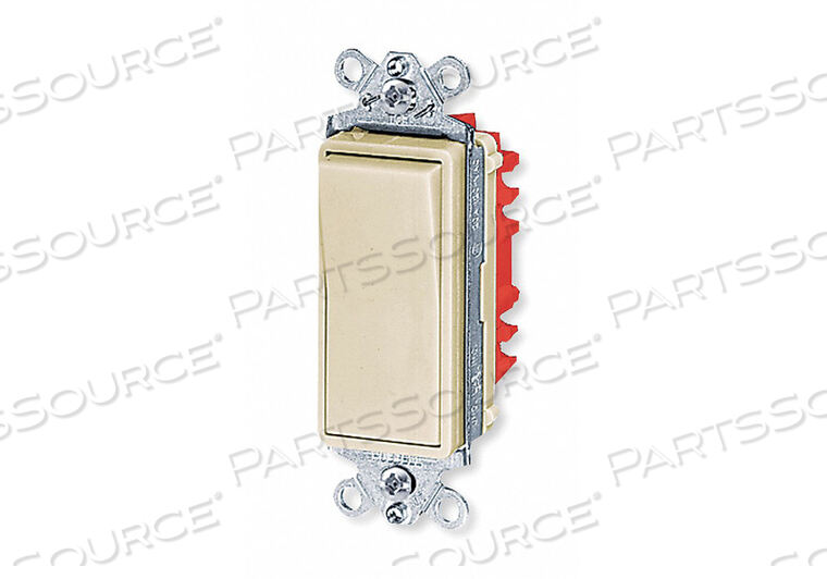 OEM#: DS320IWALL SWTCH 3-WAY 120/277V 20A IVRY ROCKR by Hubbell Incorporated, Wiring Device-Kellums