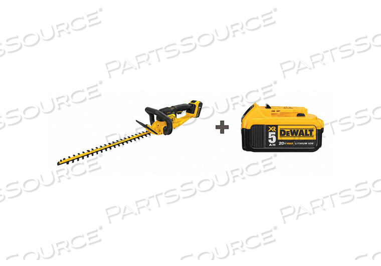 OEM#: DCPH820B / DCB205CORDLESS HEDGE TRIMMER KIT DOUBLE-SIDED by DeWalt