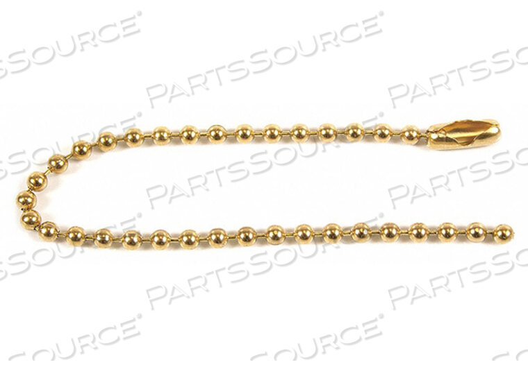 OEM#: 8C899BEADED CHAIN BRS 4-1/2 IN PK25 by C.H. Hanson