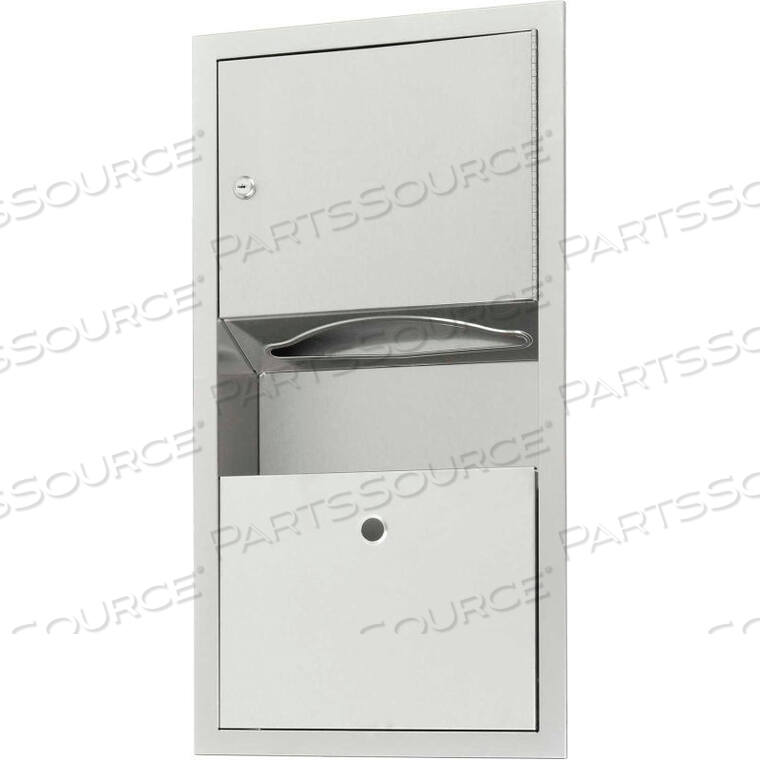 OEM#: 0462-ADTRADITIONAL RECESSED FOLDED PAPER TOWEL DISPENSER/RECEPTACLE by Asi Group