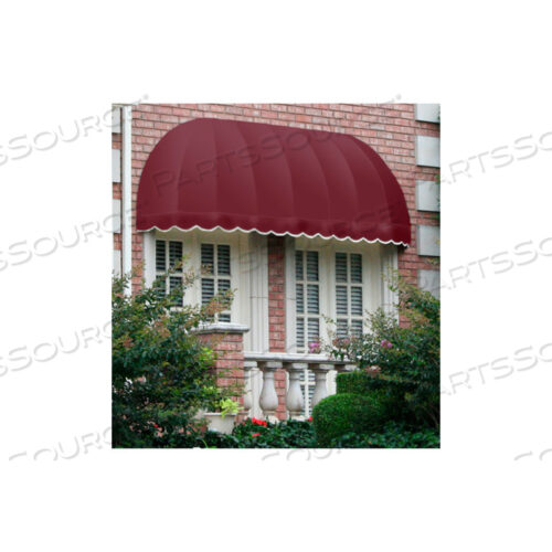 WINDOW/ENTRY AWNING 6 4-1/2W X 3D X 3 8H BURGUNDY