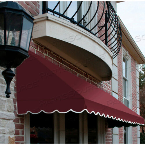 WINDOW/ENTRY AWNING 8 4-1/2W X 3D X 3 8H BURGUNDY