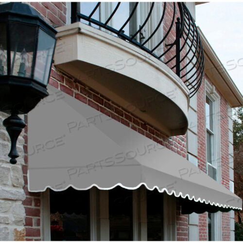 WINDOW/ENTRY AWNING 6 4 -1/2W X 4D X 4 8H GRAY