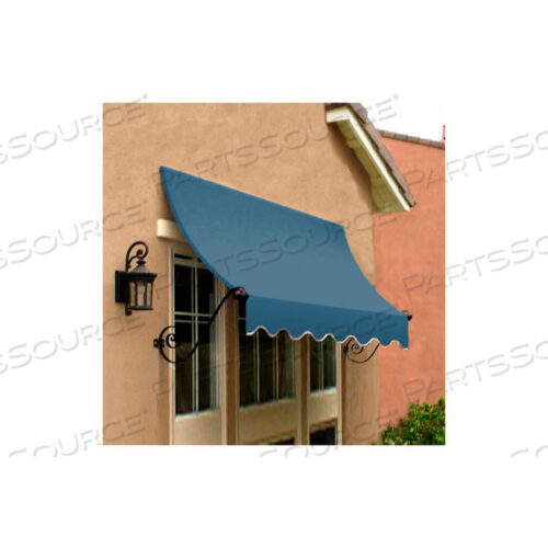 WINDOW/ENTRY AWNING 4-3/8W X 2H X 1D DUSTY BLUE