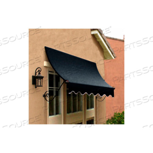 WINDOW/ENTRY AWNING 6-3/8W X 2H X 1D BLACK