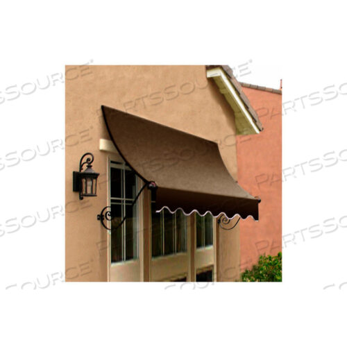 WINDOW/ENTRY AWNING BROWN 10-3/8W X 2D X 2-9/16H