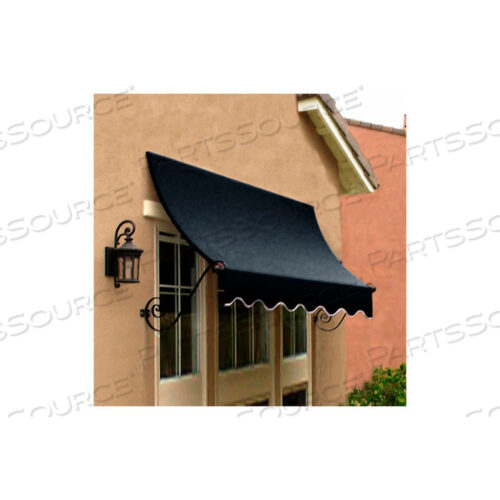 WINDOW/ENTRY AWNING BLACK 10-3/8W X 2D X 3-11/16H