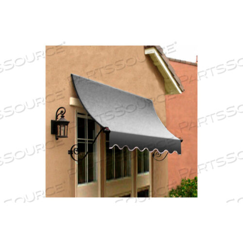 WINDOW/ENTRY AWNING 3-3/8W X 4-11/16H X 3D GRAY