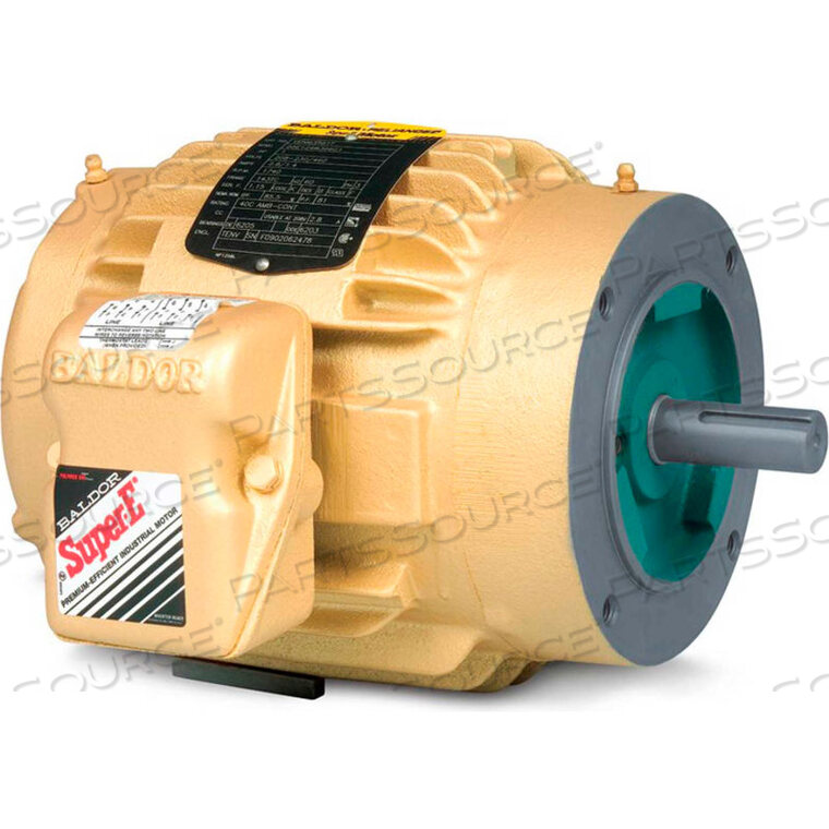 OEM#: VENM3581TMOTOR, 1HP, 1740RPM, 3PH, 60HZ, 143TC, 0524M, TENV, F1 by BALDOR