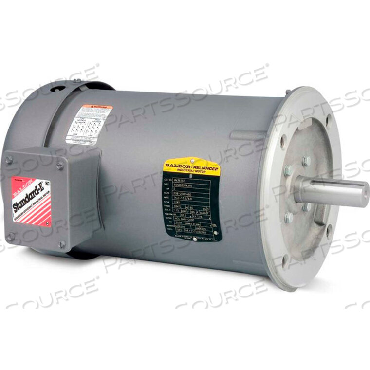 OEM#: VM3542MOTOR, .75HP, 1725RPM, 3PH, 60HZ, 56C, 3420M, TEFC, F1 by BALDOR