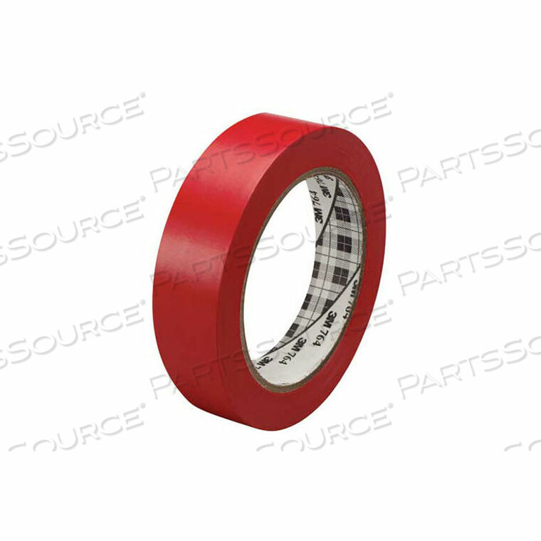 OEM#: T965764R6PK764 VINYL TAPE 1 X 36 YDS 5 MIL RED - 6/PACK by 3M Consumer