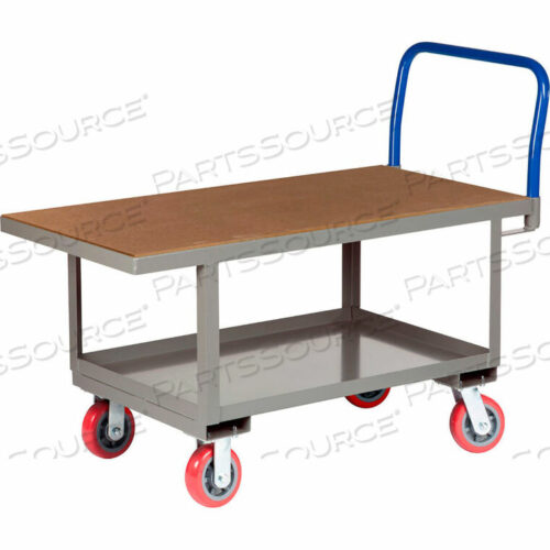 OEM#: RNH2-3060-6PYWORK HEIGHT PLATFORM TRUCK WITH LOWER SHELF 30 X 60 FIXED HEIGHT by Little Giant