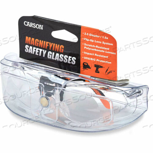 OEM#: VM-20MAGNIFYING SAFETY GLASSES 1.5X, 1.5X, GLASS MAGNIFIERS by Carson