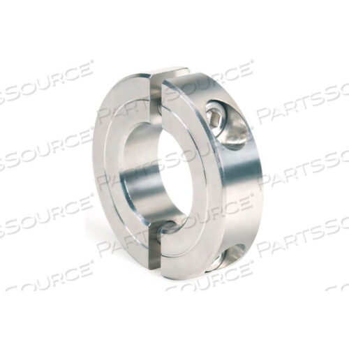OEM#: H2C-012-STWO-PIECE CLAMPING COLLAR RECESSED SCREW, 1/8, STAINLESS STEEL by Climax Metal Products