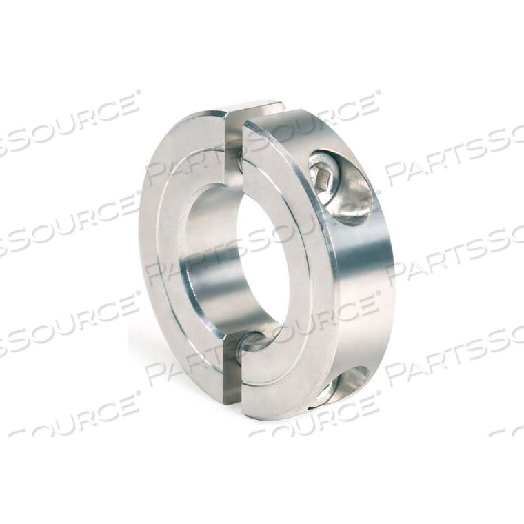 OEM#: H2C-012-STWO-PIECE CLAMPING COLLAR RECESSED SCREW, 1/8, STAINLESS STEEL by Climax Metal Products