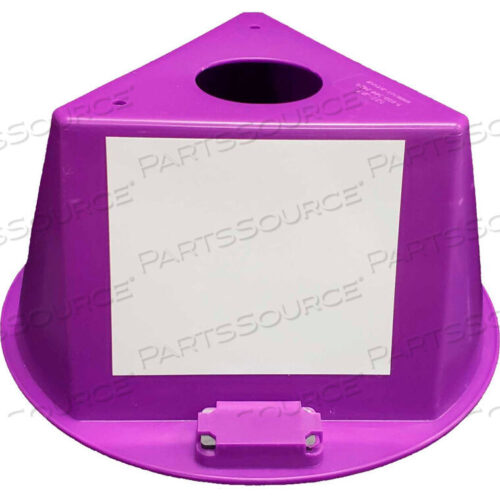 OEM#: 074CPURPLEINVENTORY CONTROL CONE, 3 SIDED WITH MAGNETS & DRY ERASE DECALS - PURPLE by Cee-Jay Research & Sales, LLC