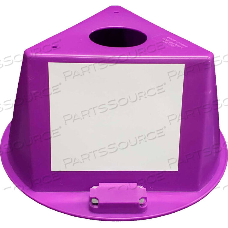 OEM#: 074CPURPLEINVENTORY CONTROL CONE, 3 SIDED WITH MAGNETS & DRY ERASE DECALS - PURPLE by Cee-Jay Research & Sales, LLC
