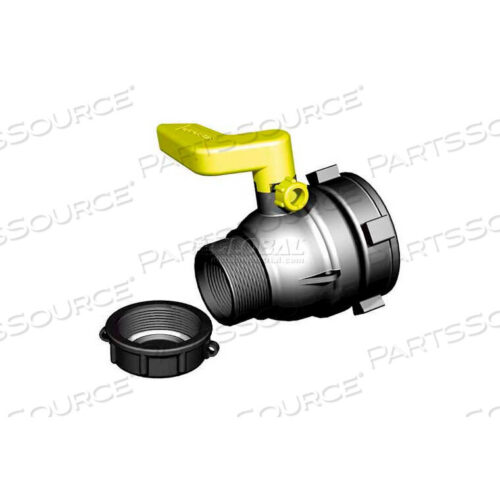 OEM#: DL2/75UF/2NPM/7S75X6 FEMALE BUTTRESS X 2 MALE NPT PIPE THREAD IBC VALVE by Action Pump