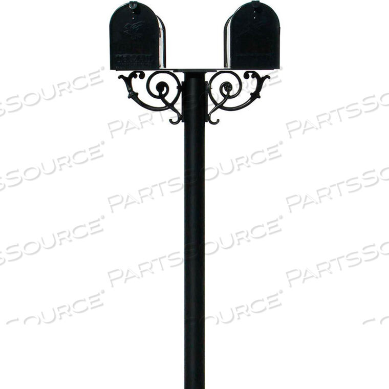 OEM#: HPWS2-000-E1THE HANFORD TWIN POST (WITH SUPPORT BRACE) NO BASE & E1 ECONOMY MAILBOX by Qualarc
