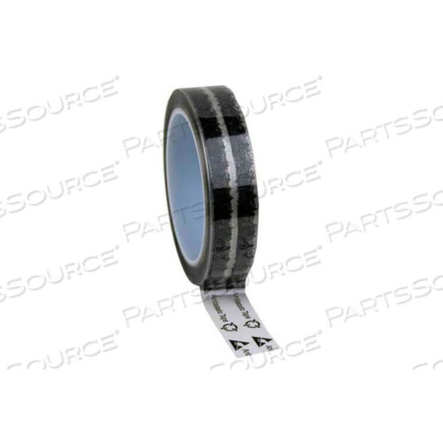 OEM#: 79211ESD TAPE CLEAR WITH SYMBOLS 1 X 72 YDS 3 PLASTIC CORE by Desco