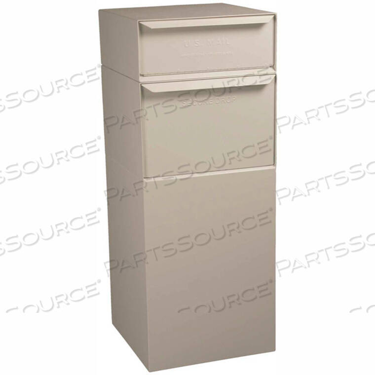 OEM#: DVCS0015-6FULL SERVICE VAULT MAILBOX AND PARCEL DROP DVCS0015 - USPS APPROVED - REAR ACCESS - SAND by Dvault Company
