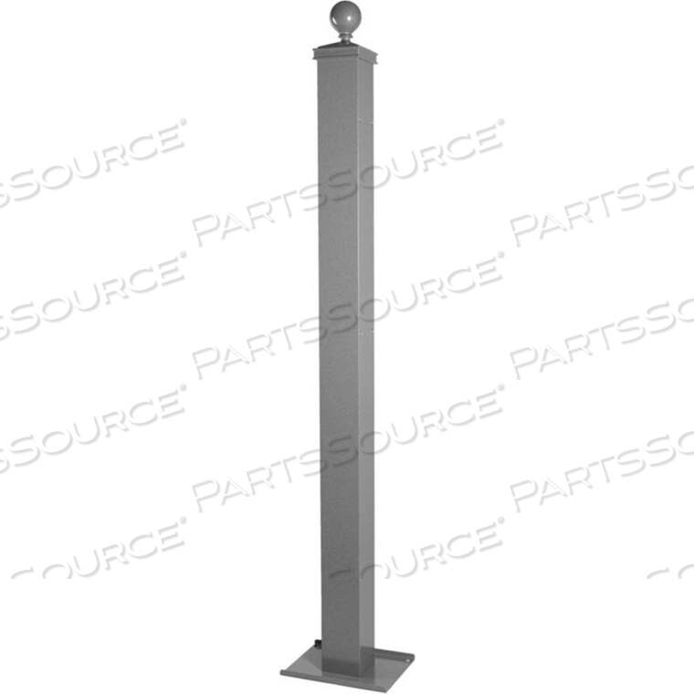 OEM#: DVJR0060SMPA-2SIDE MOUNT/ABOVE GROUND POST FOR WEEKEND AWAY VAULT (DVJR0060) DVJR0060SMPA - GRAY by Dvault Company