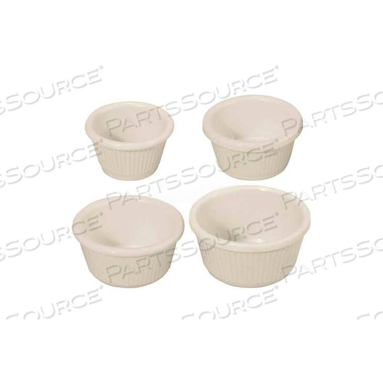 OEM#: RFM-1WFLUTED RAMEKINS, 1.5 OZ, MELAMINE, WHITE by Winco DWL International, LLC