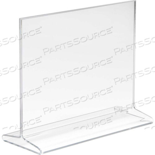 OEM#: HPCT57HTPHORIZONTAL TOP LOAD SIGN HOLDER, 7W X 5-1/2H, CLEAR ACRYLIC by Econoco