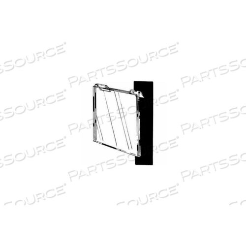OEM#: HP/SG811H11W X 8-1/2H ACRYLIC HORIZONTAL FOR SLATWALL/GRIDWALL - CLEAR by Econoco