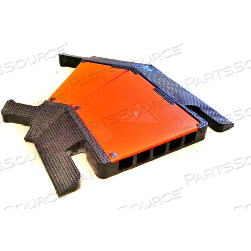 OEM#: UG5140-45L45 DEGREE TURN LEFT - 5 CHANNEL CABLE PROTECTOR by Elasco Products.