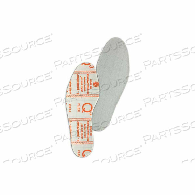 OEM#: 0163US 10-11PUNCTURE RESISTANT INSOLES, FLEXIBLE, 0163US, SIZE 10 - 11, 1 PAIR by Group JLF Usa Inc.