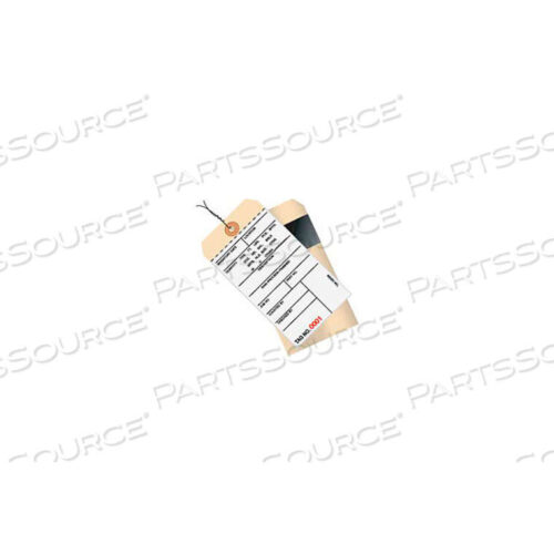 OEM#: G17033WIRED INVENTORY TAG 2 PART CARBON STYLE 1000-1499 - 500 PACK by Box Packaging Inc