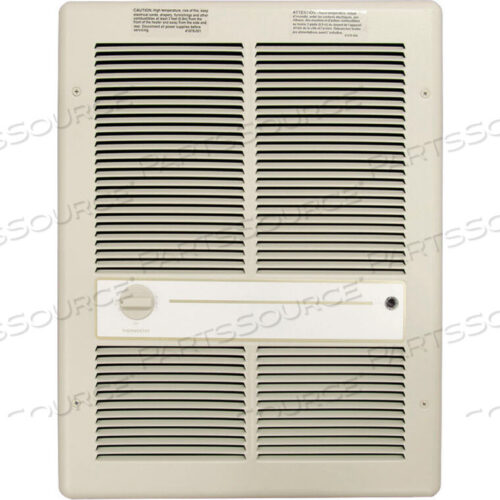 OEM#: H3317TRPFAN FORCED WALL HEATER - 4800W 240V IVORY by TPI Corporation
