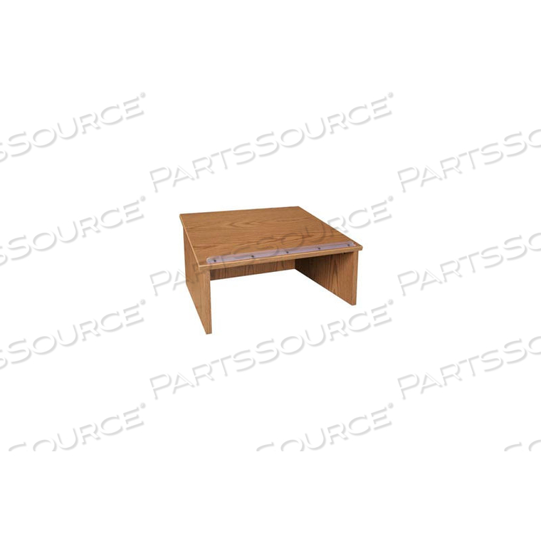 OEM#: TTLDOTABLE TOP PODIUM / LECTERN - 24W X 19-3 / 4D X 13-3 / 4H MEDIUM OAK by Ironwood Manufacturing Inc