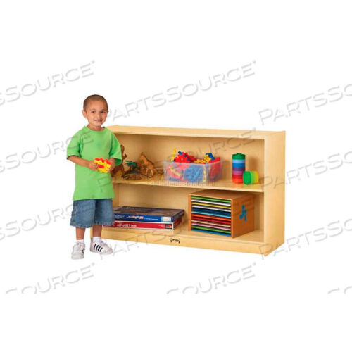 OEM#: 0393JCLOW STRAIGHT-SHELF MOBILE UNIT, 48W X 15D X 29-1/2H, BIRCH PLYWOOD by Jonti-Craft Inc