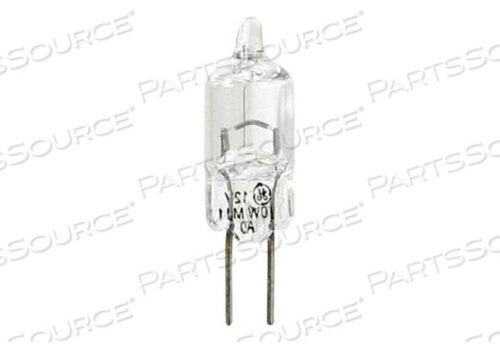 Replaces GE Lighting 42959SINGLE ENDED LAMP, 12 V, 5 W, G4 BI-PIN, HALOGEN, 2000 HRS, C-6, T3