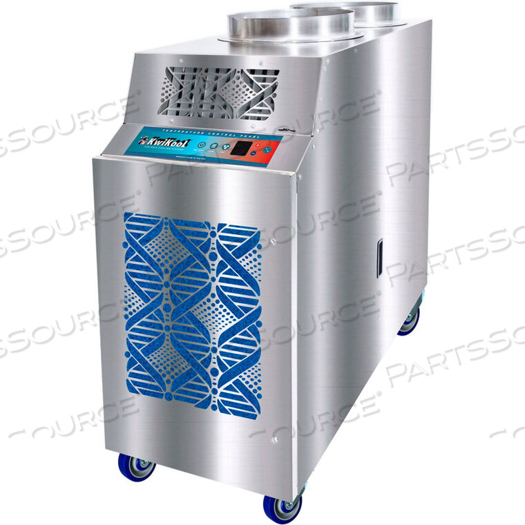 OEM#: KBIO14111.1 TON BIOKOOL HEPA FILTERED PORTABLE AIR CONDITIONER 13,800 BTU, 115V, SS by Kwikool