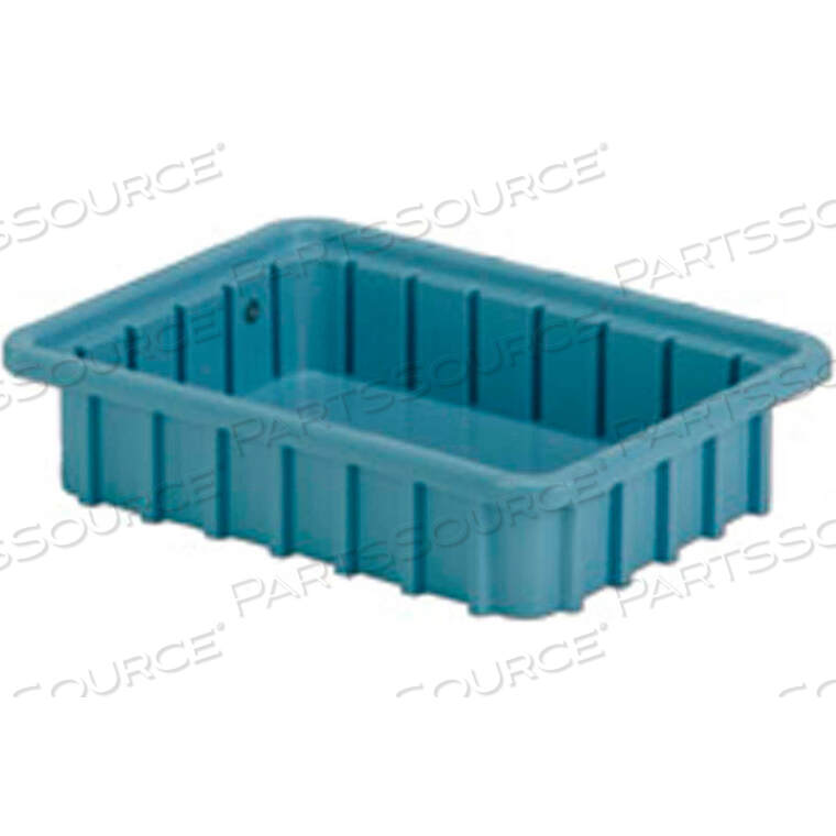 OEM#: DC1025 LT BLUEDIVIDER BOX DC1025 10-13/16 X 8-5/16 X 2-1/2, LIGHT BLUE by Lewisbins
