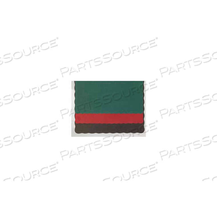 OEM#: HFM 310528HFM310528, SOLID COLOR PLACEMATS, HUNTER GREEN, 1000/CARTON by Hoffmaster