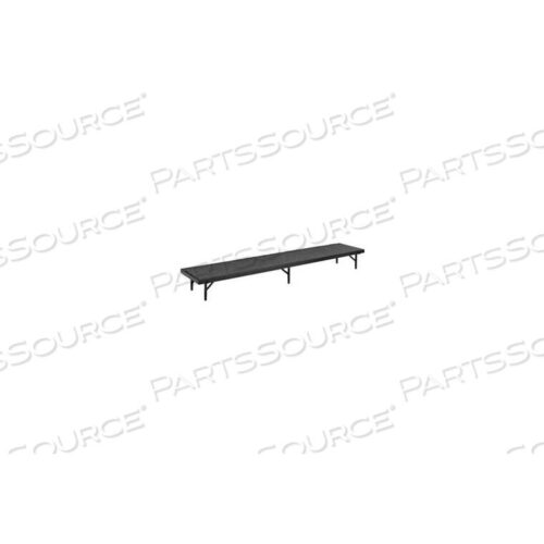 OEM#: RS8C-02RISER STRAIGHT WITH CARPET - 96L X 18W X 8H - GREY by National Public Seating
