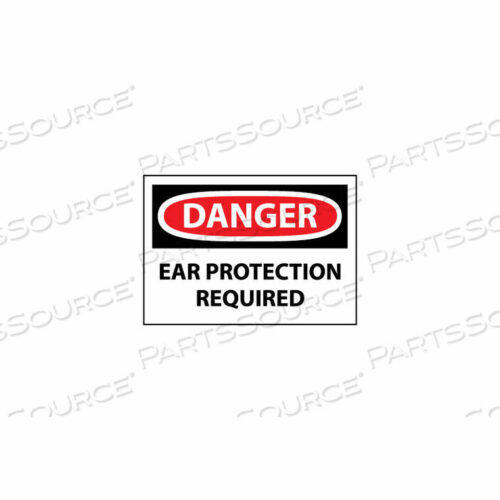 OEM#: D638APMACHINE LABELS - DANGER EAR PROTECTION REQUIRED by National Marker Company