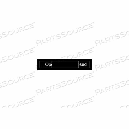 OEM#: EN305GYENGRAVED OCCUPANCY SIGN - OPEN CLOSED - GRAY by National Marker Company