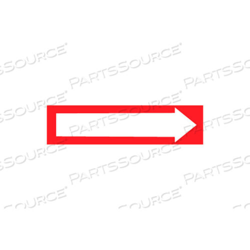 OEM#: HL2052RPRESSURE-SENSITIVE PIPE MARKER - DIRECTION ARROW RED, PACK OF 25 by National Marker Company