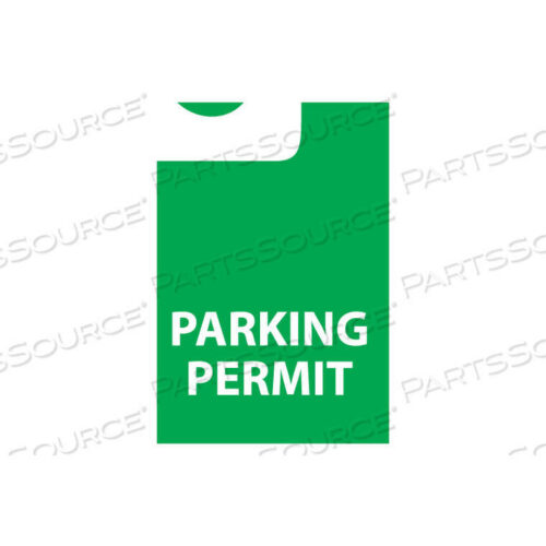 OEM#: VHT4PARKING PERMIT - PARKING PERMIT, 5/PACK by National Marker Company