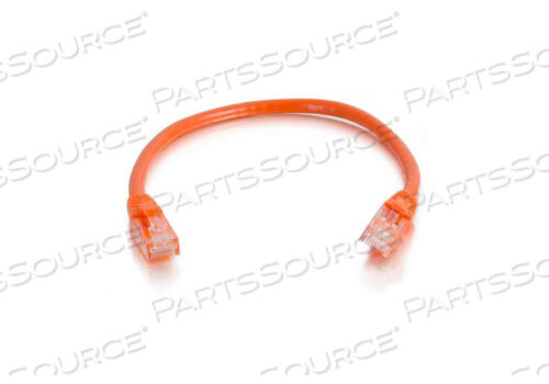 OEM#: 040209FT 24 AWG CAT6 SNAGLESS UNSHIELDED ETHERNET NETWORK PATCH CABLE - ORANGE by Legrand AV (C2G)