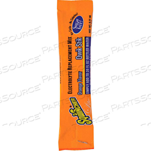 OEM#: 060100-ORZERO QWIK STIK SUGAR FREE, ORANGE. 0.11 OZ. by Sqwincher