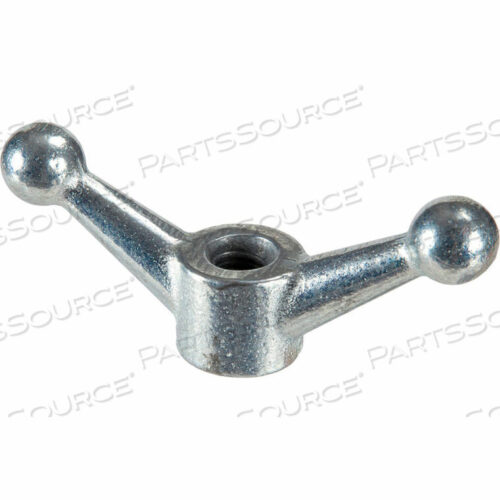 OEM#: 0-GH-864-17-1/2-13 WING NUT - 4-1/2 WIDE - 1-1/8 BASE DIA. - DUCTILE IRON - ZINC - USA - PKG OF 25 by Peerless Hardware Mfg Inc