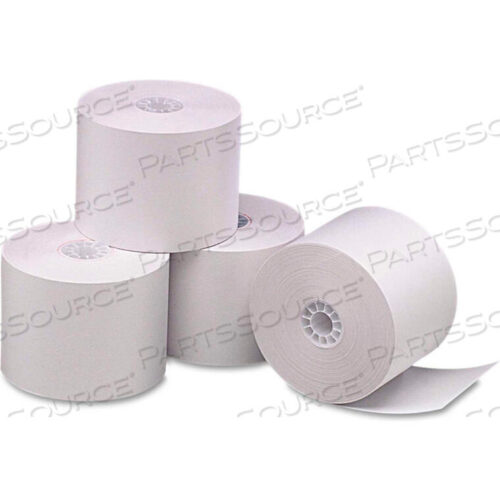 OEM#: 05212SINGLE-PLY THERMAL CASH REGISTER/POS ROLLS, 2-1/4 X 165, WHITE, 6/PACK by PM Company