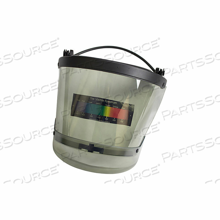 OEM#: H12HTARCGUARD 12 CAL PUREVIEW ARC FLASH FACE SHIELD WITH UNIVERSAL ADAPTER by National Safety Apparel